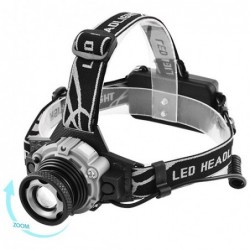 Фонарь налобный Police W002-XPE, Motion Sensor, 2x18650,...