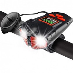 Велофара с сигналом 580-2T6, 120 LUMEN, выносная кнопка,...