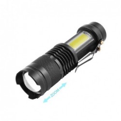 Фонарь Police 525/8468-XPE+COB, Li-Ion аккум., zoom, ЗУ...