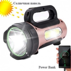 Фонарь переносной T93-LED+COB(white+red), power bank,...