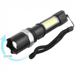 Фонарь Police 8626C-XPE+COB,  Li-Ion аккум., zoom, ЗУ...