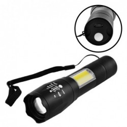 Фонарь Police 1831-T6+COB, Li-Ion аккум., ремешок, zoom,...