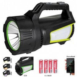 Фонарь переносной T100A-10W+2COB(white+red+blue), power...