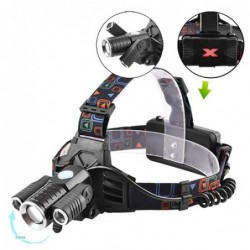 Фонарь налобный Police W602-T6+2XPE, 2x18650, zoom, ЗУ...